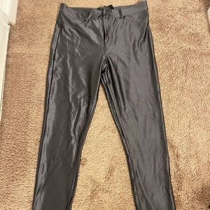 H&M Divided  Disco High Waist Shiny Stretchy Leggings Pants